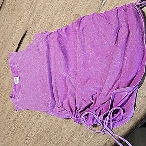 PINK NWOT Victoria's Secret Side Ruched Dress/Cover Up Purple Size Med